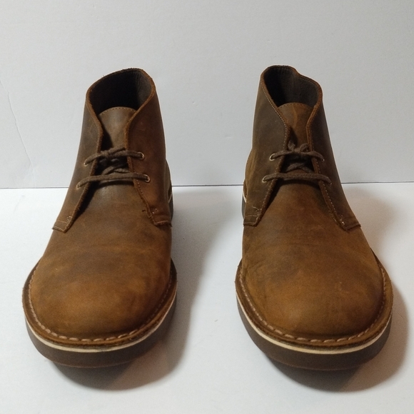 Clarks Men\'s Bushacre Leather Chukka Boots Size 11M main image 7